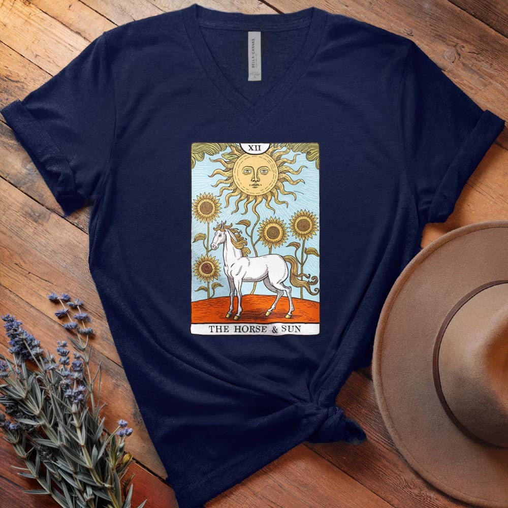 Horse Tarot Card - V-neck