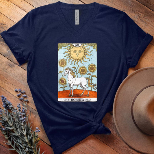 Horse Tarot Card - V-neck