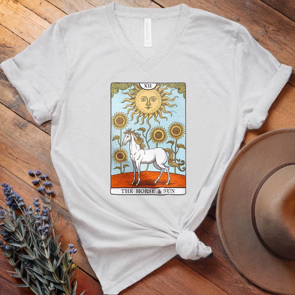 Horse Tarot Card - V-neck