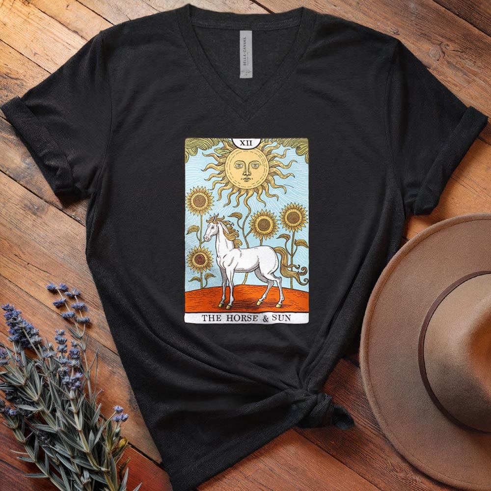 Horse Tarot Card - V-neck