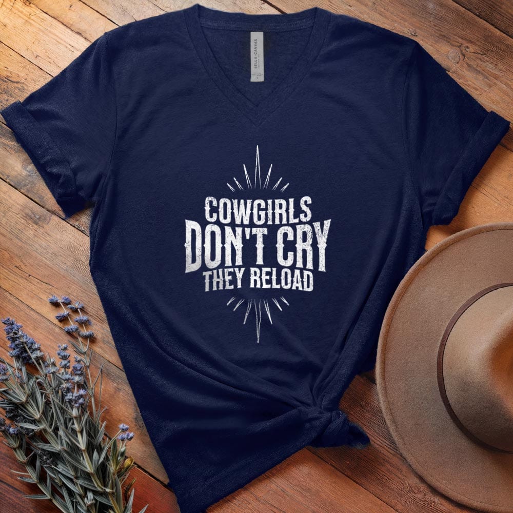 Cowgirls don't cry - V-neck