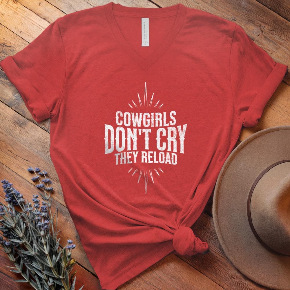 Cowgirls don't cry - V-neck