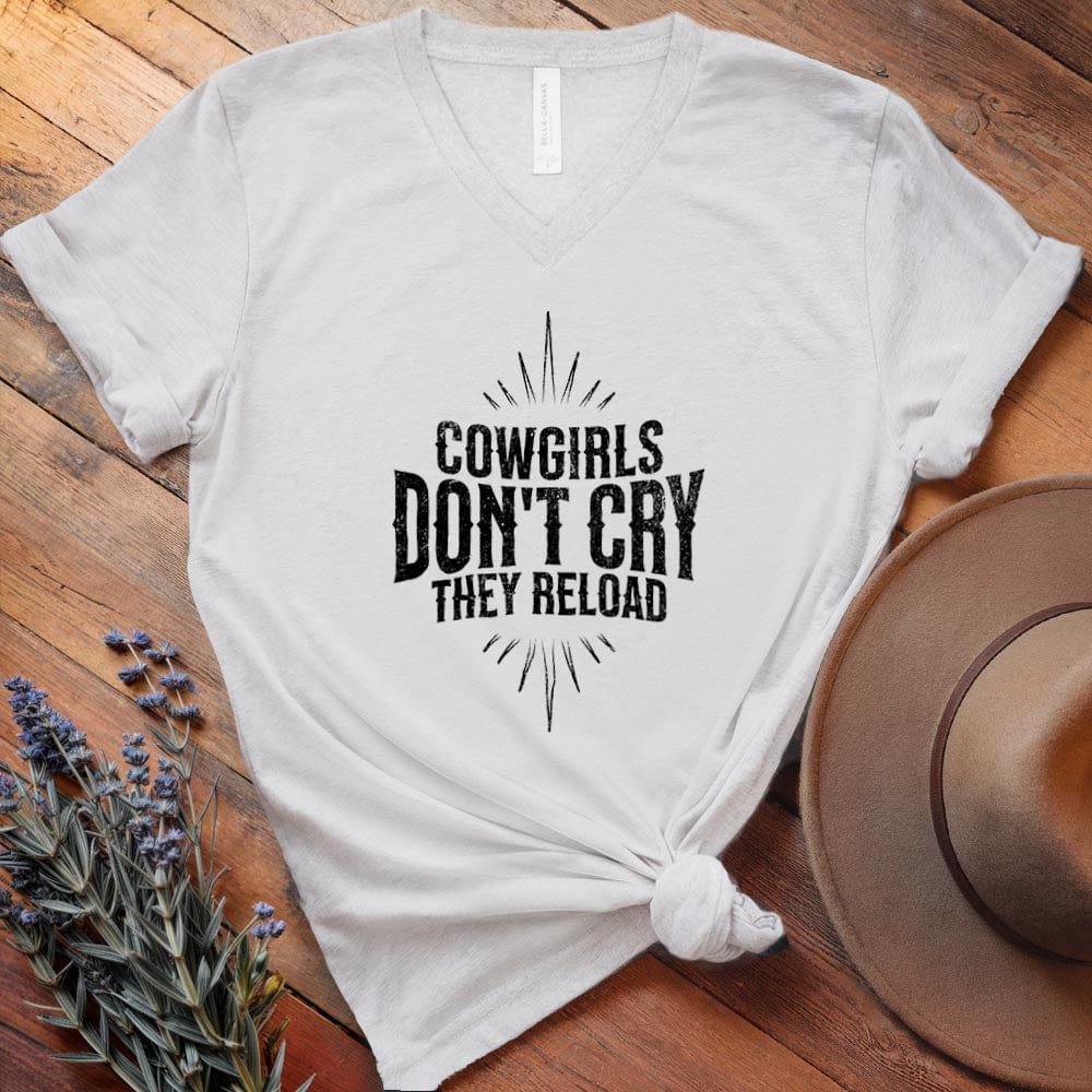 Cowgirls don't cry - V-neck