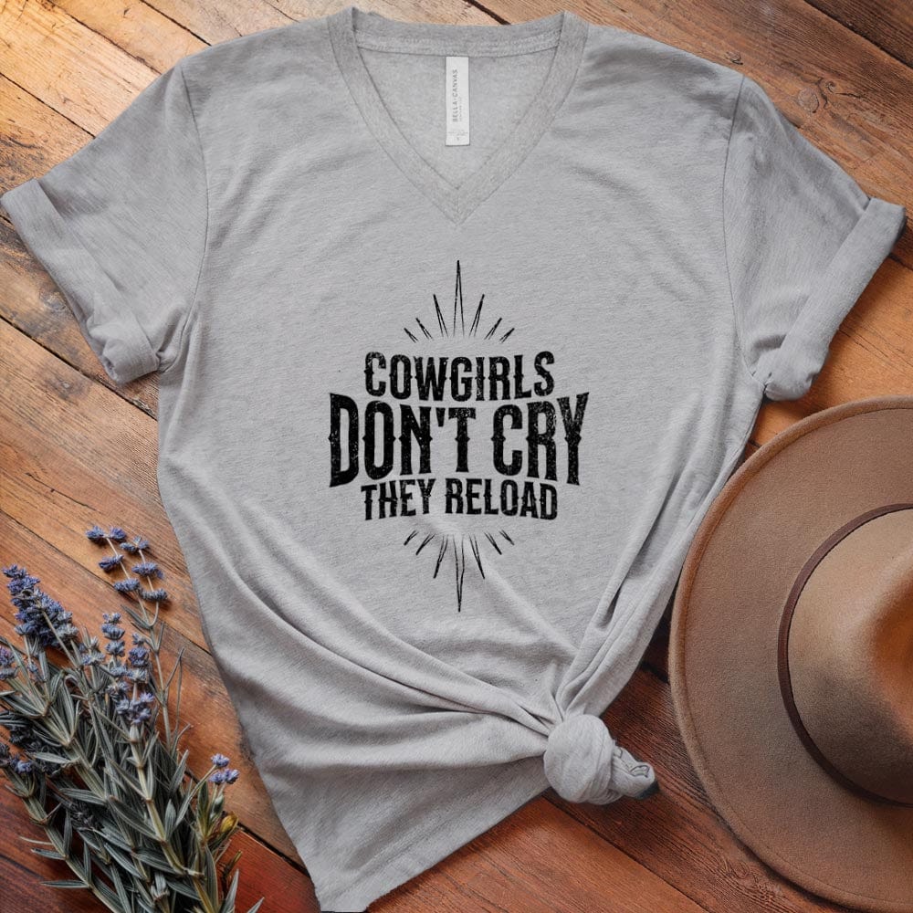 Cowgirls don't cry - V-neck