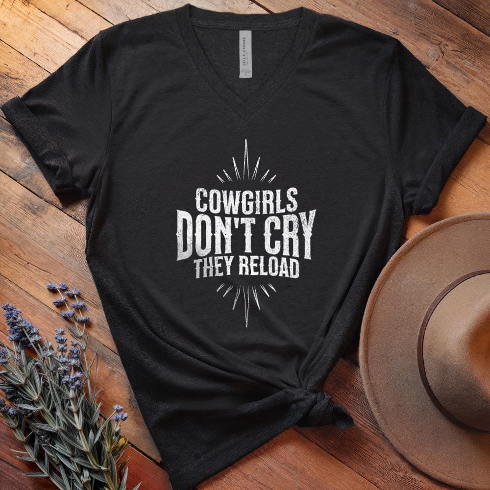 Cowgirls don't cry - V-neck