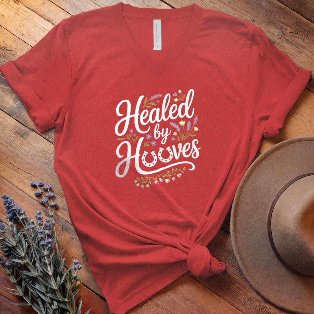 Healed by Hooves - V-neck