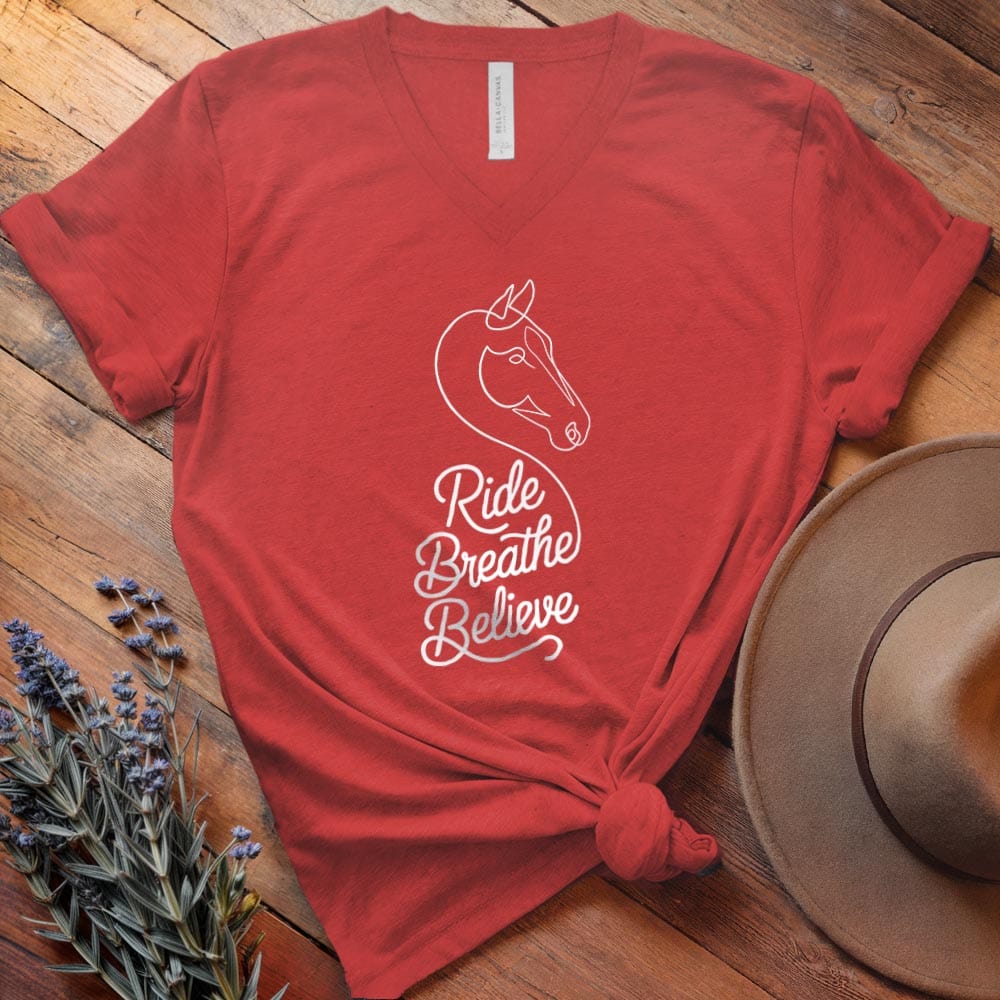 Ride, Breath, Believe - V-neck