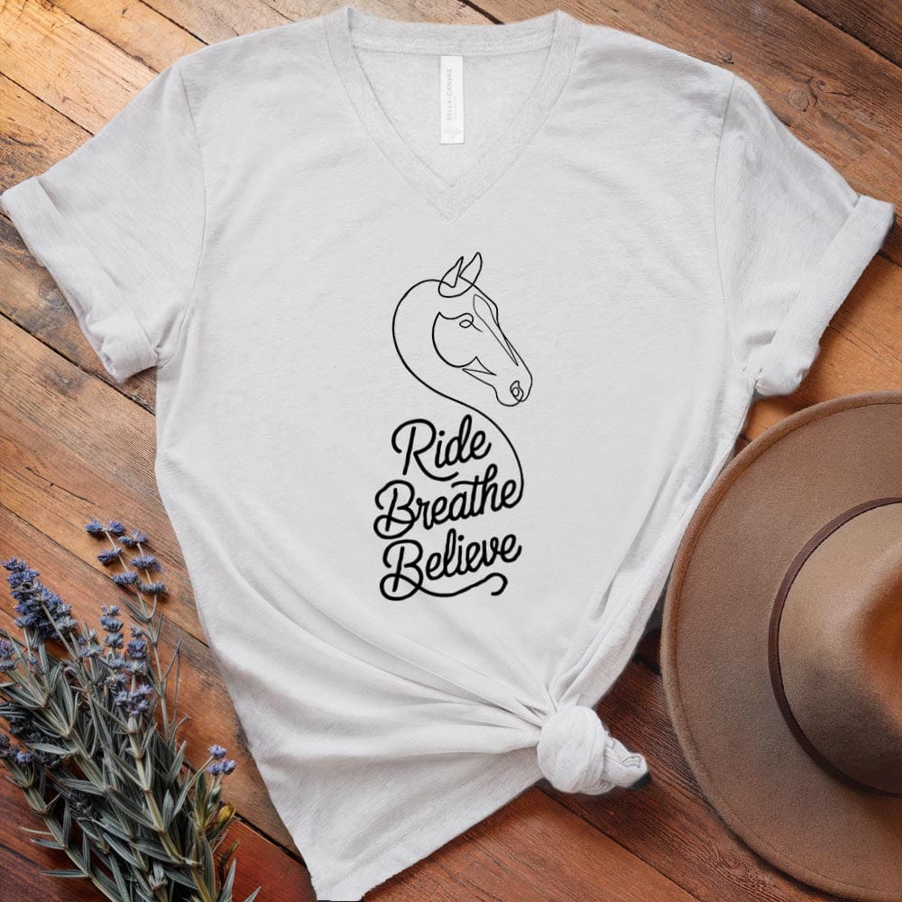 Ride, Breath, Believe - V-neck