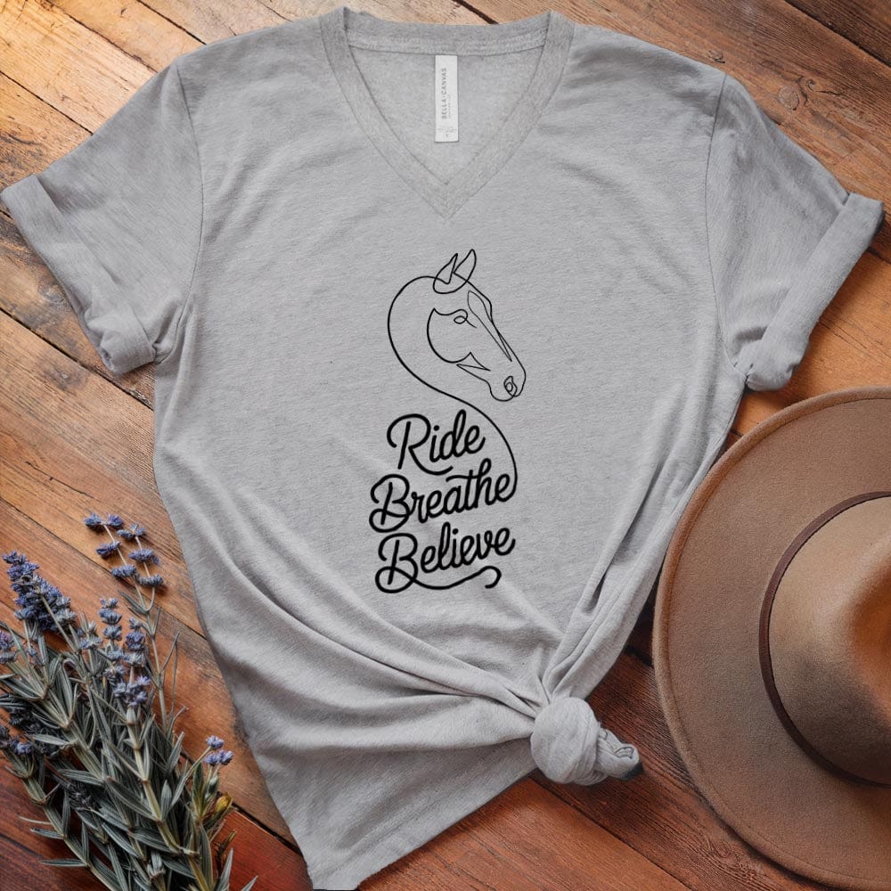 Ride, Breath, Believe - V-neck