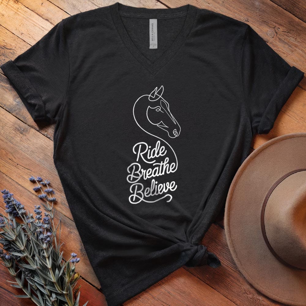 Ride, Breath, Believe - V-neck