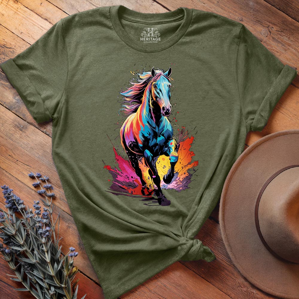 Colorful Horse Art
