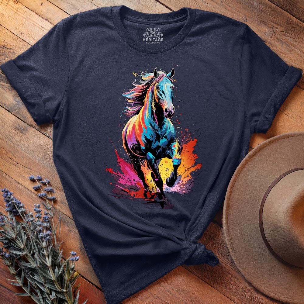 Colorful Horse Art