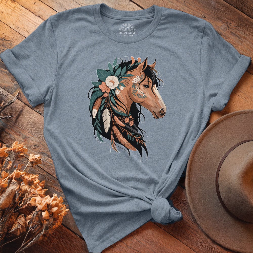 Horse Flower Art