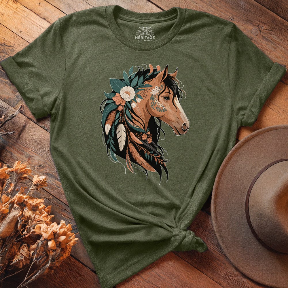 Horse Flower Art