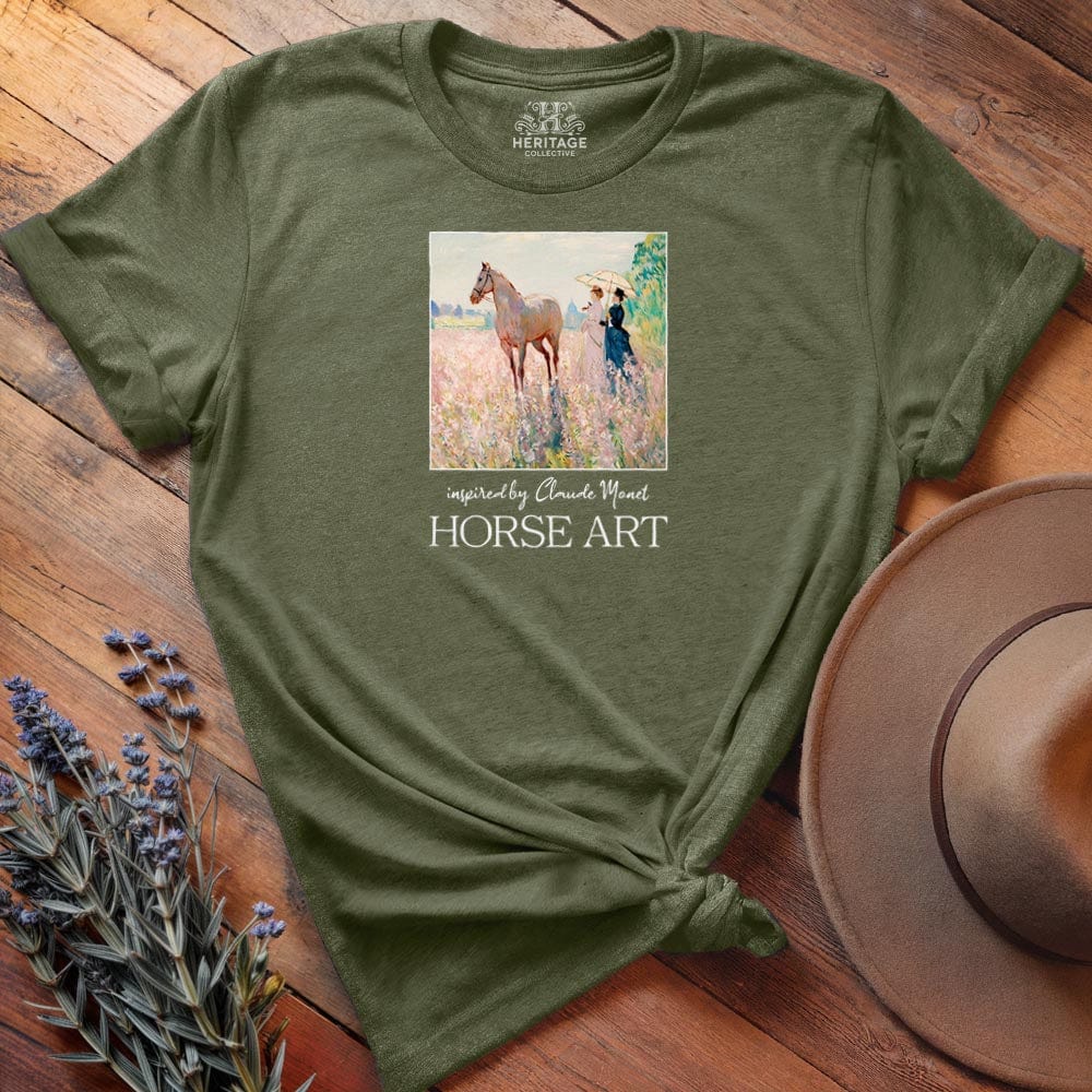 Horse Art Claude Monet