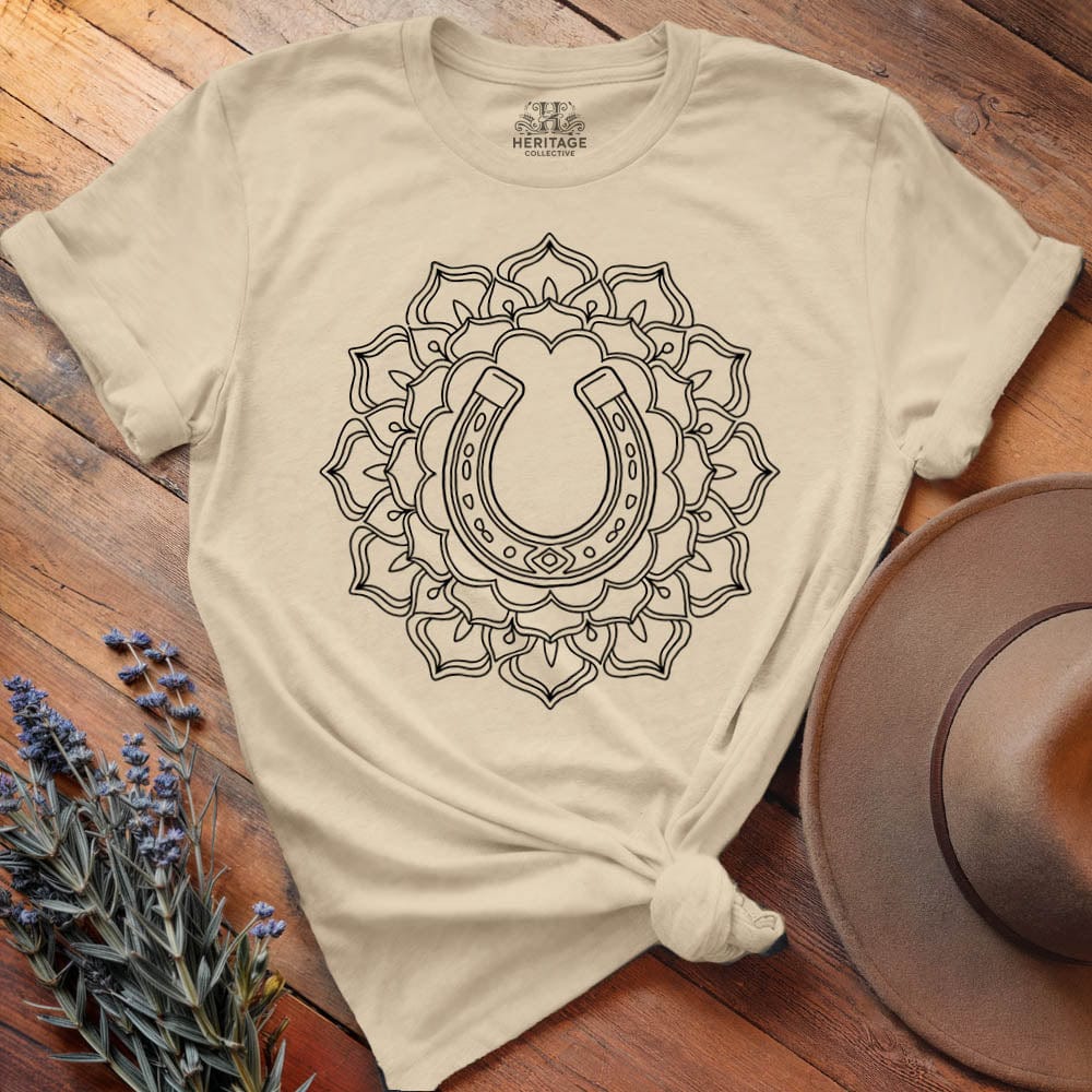 Mandala Horseshoe T-shirt