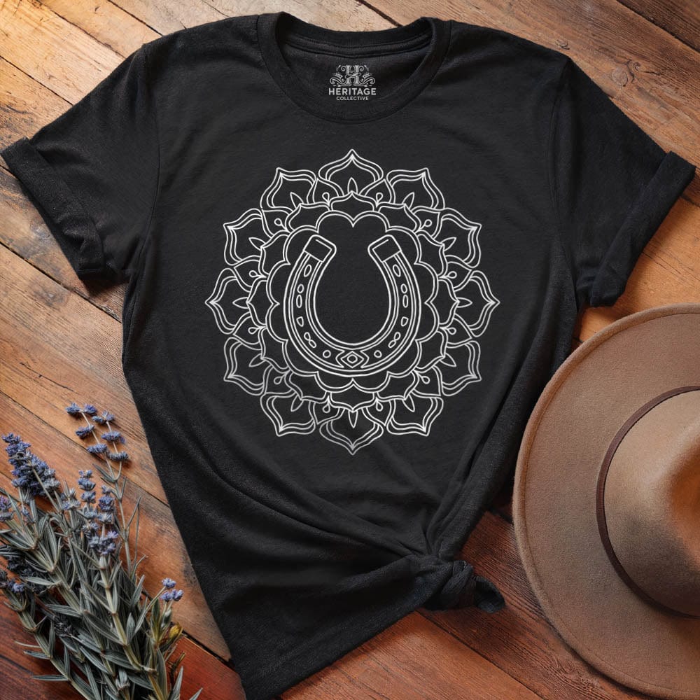 Mandala Horseshoe T-shirt