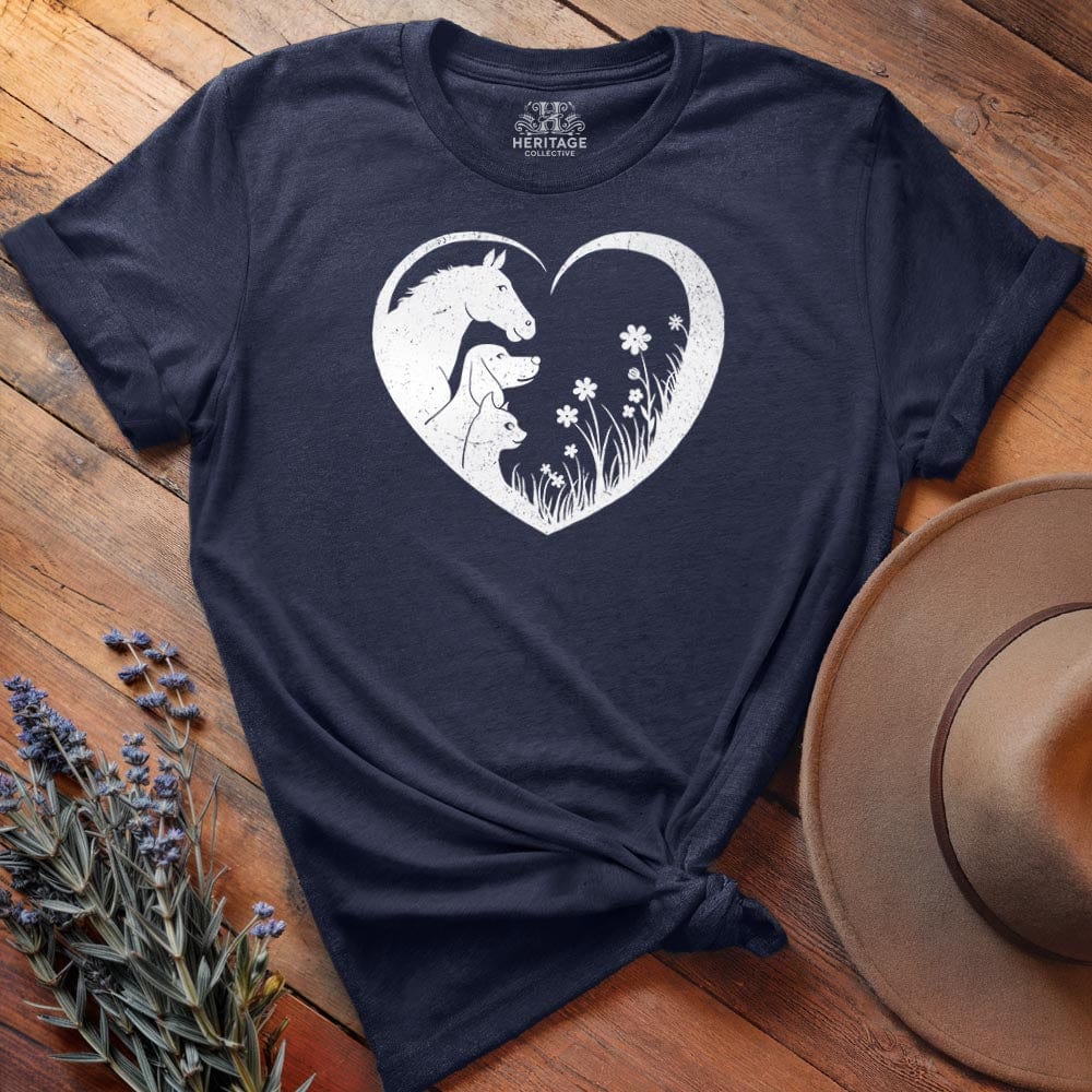 Horse, Dog & Cat love