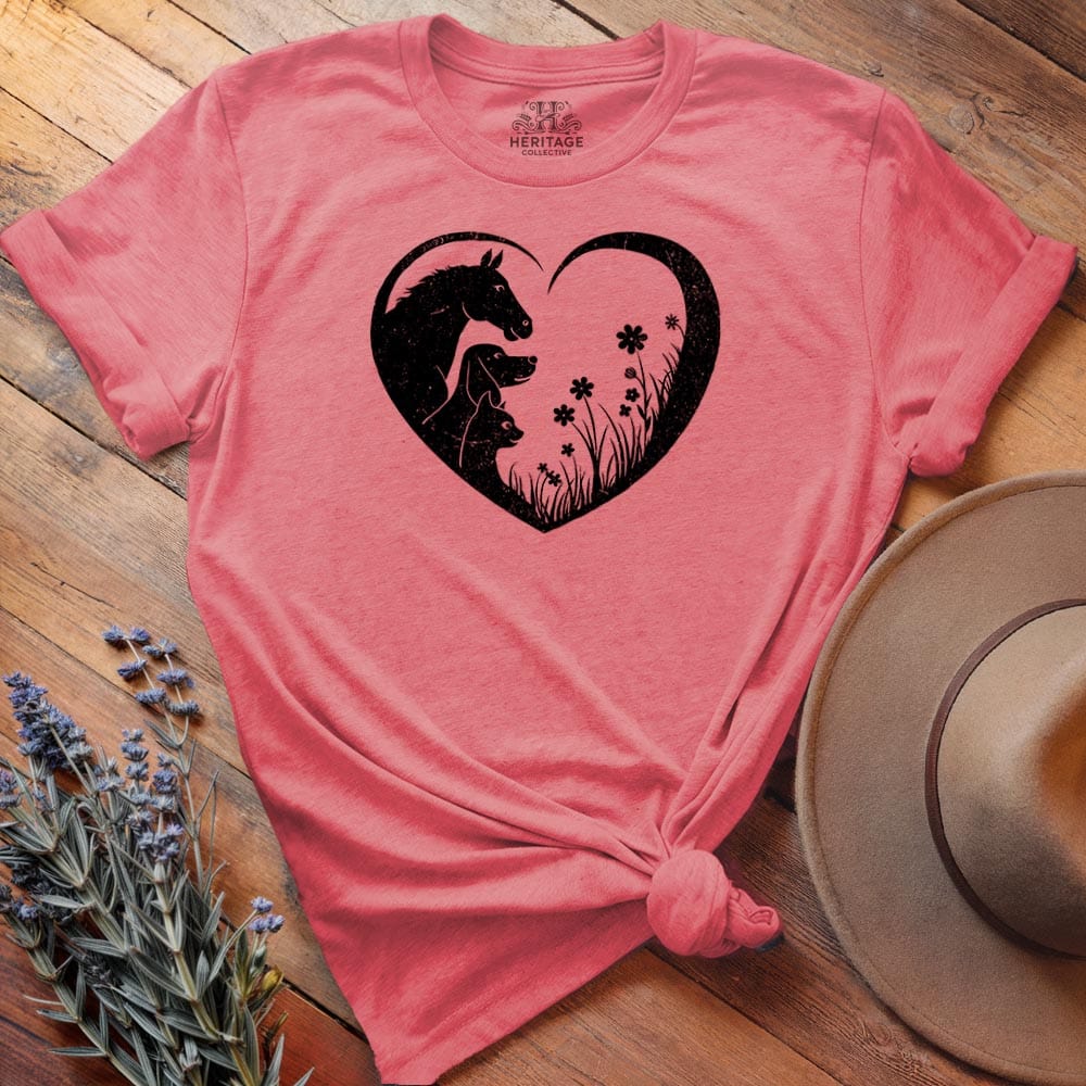 Horse, Dog & Cat love