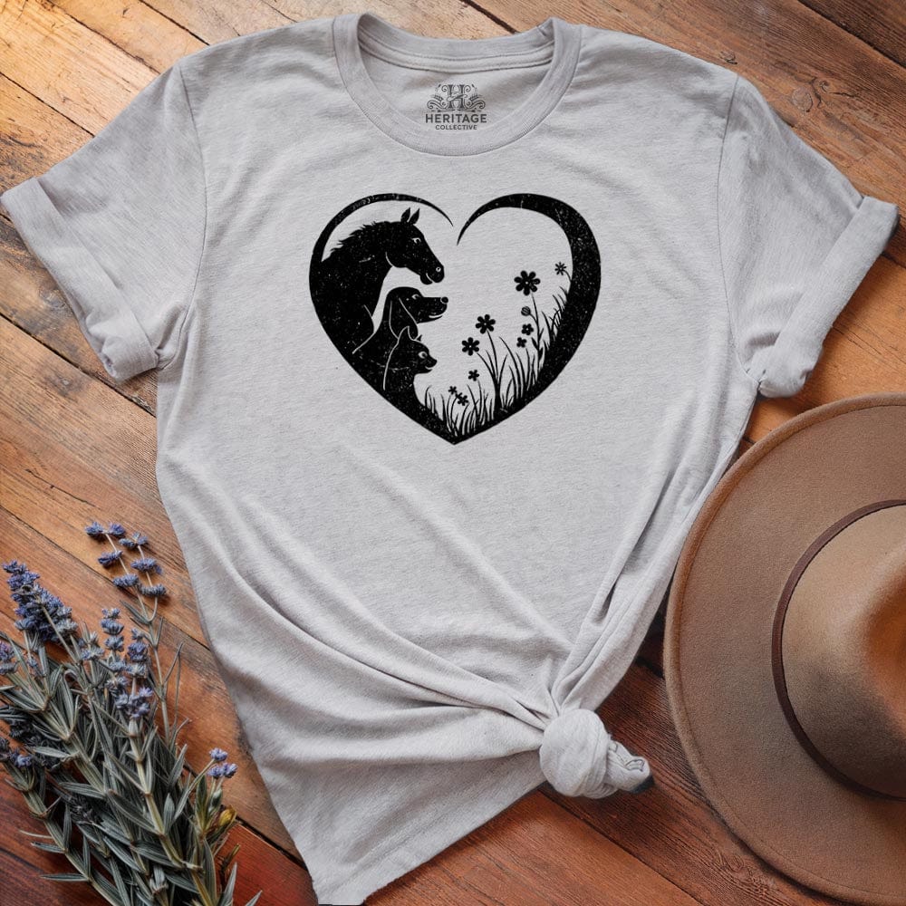 Horse, Dog & Cat love