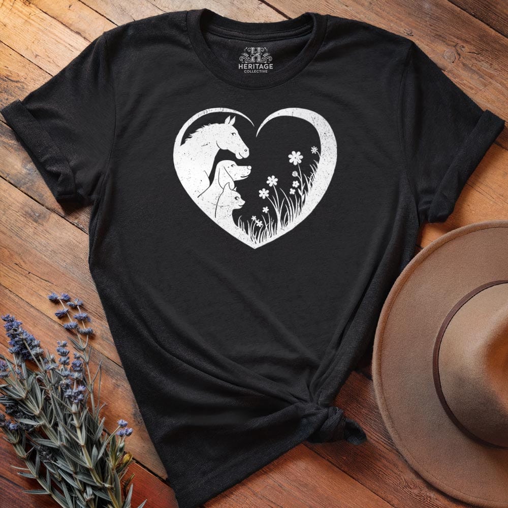 Horse, Dog & Cat love