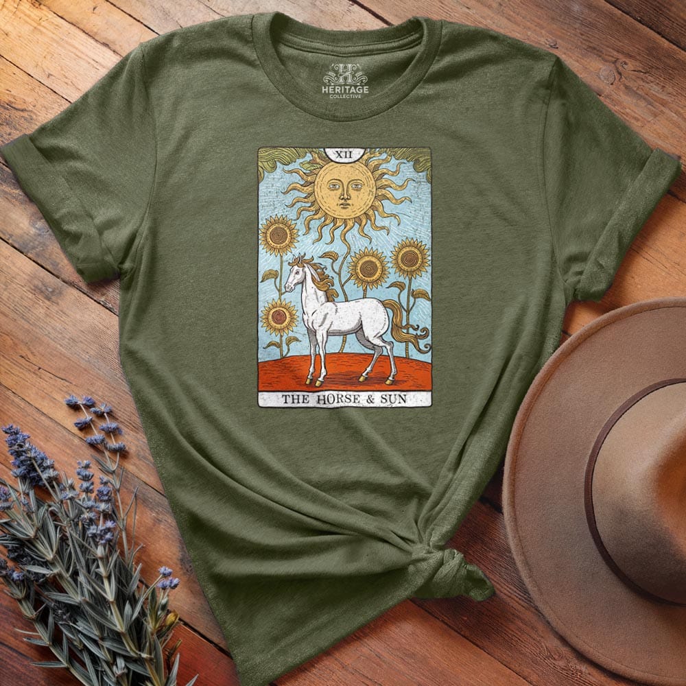 Horse Tarot Card