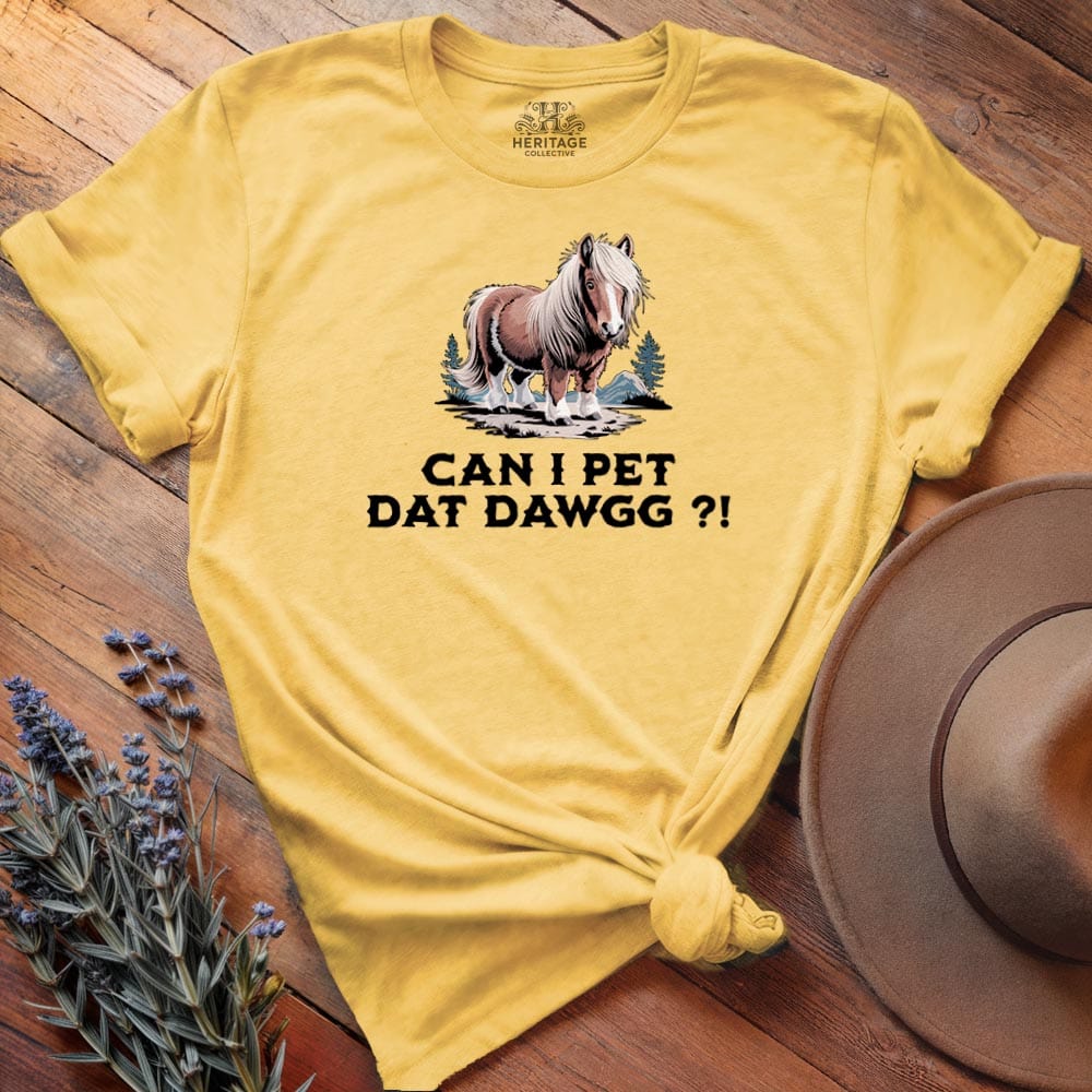 Can I pet dat dawgg, meme T-shirt