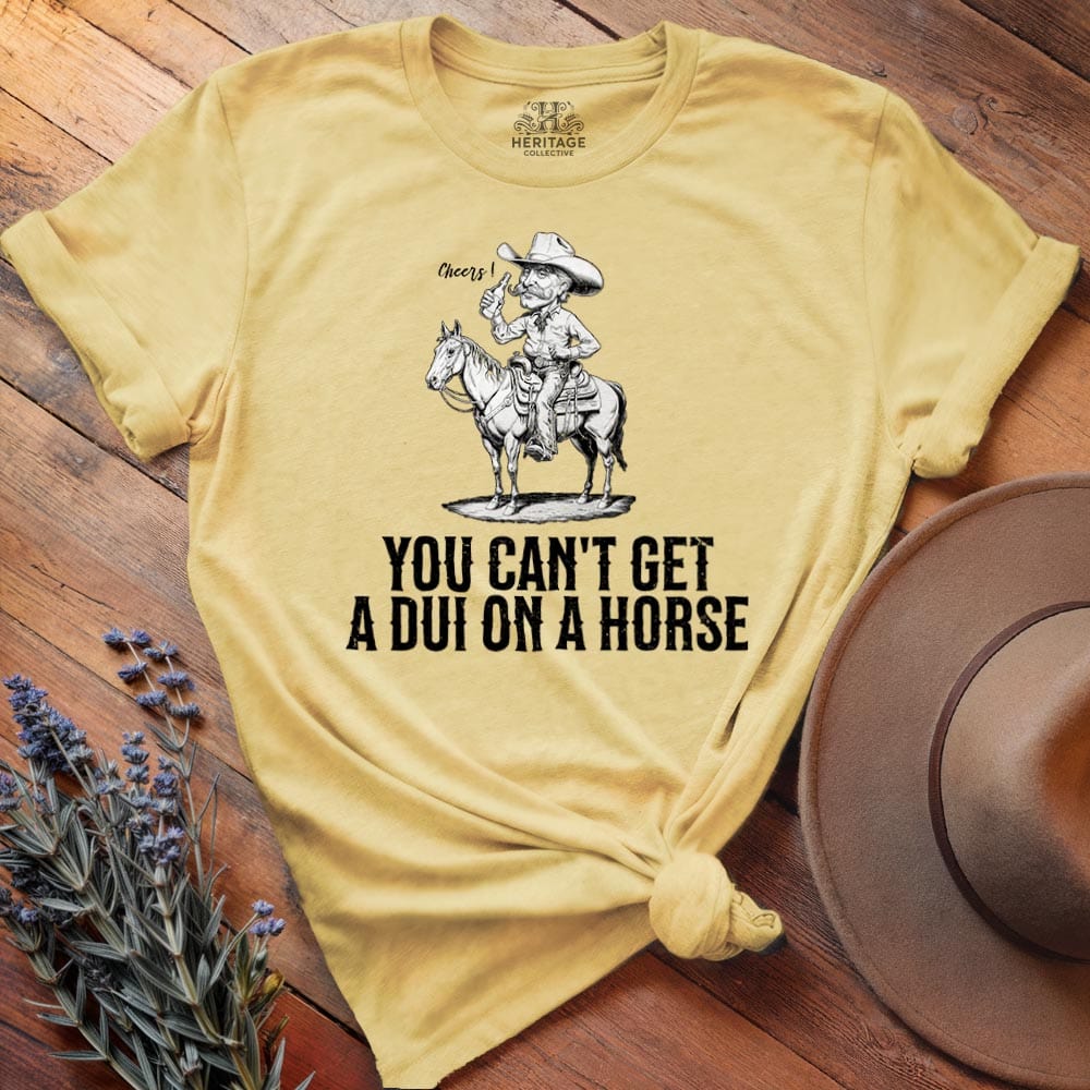 No DUI on a Horse