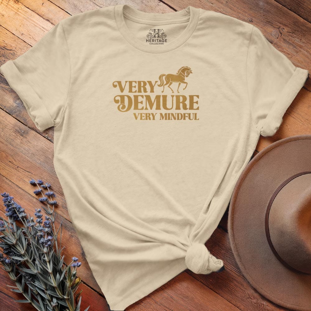 Very Demure, Horse meme T-shirt