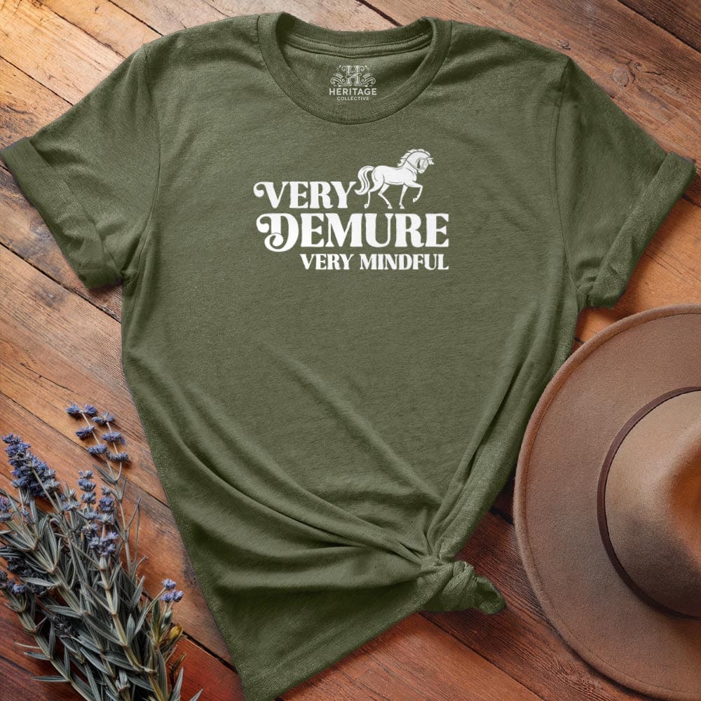 Very Demure, Horse meme T-shirt