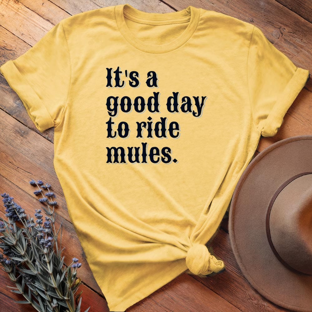 It is a good day to ride mules