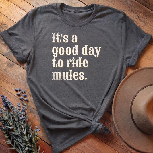 It is a good day to ride mules