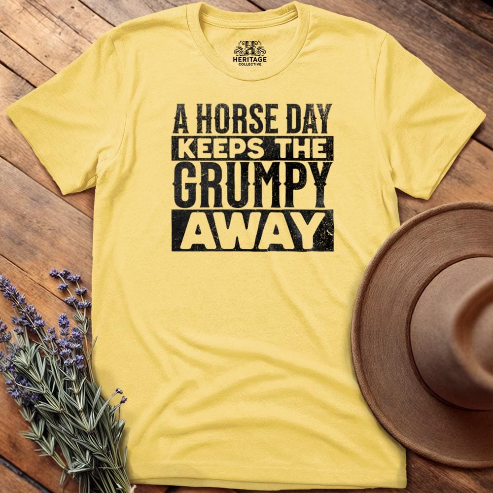 Horse Day Grumpy Away