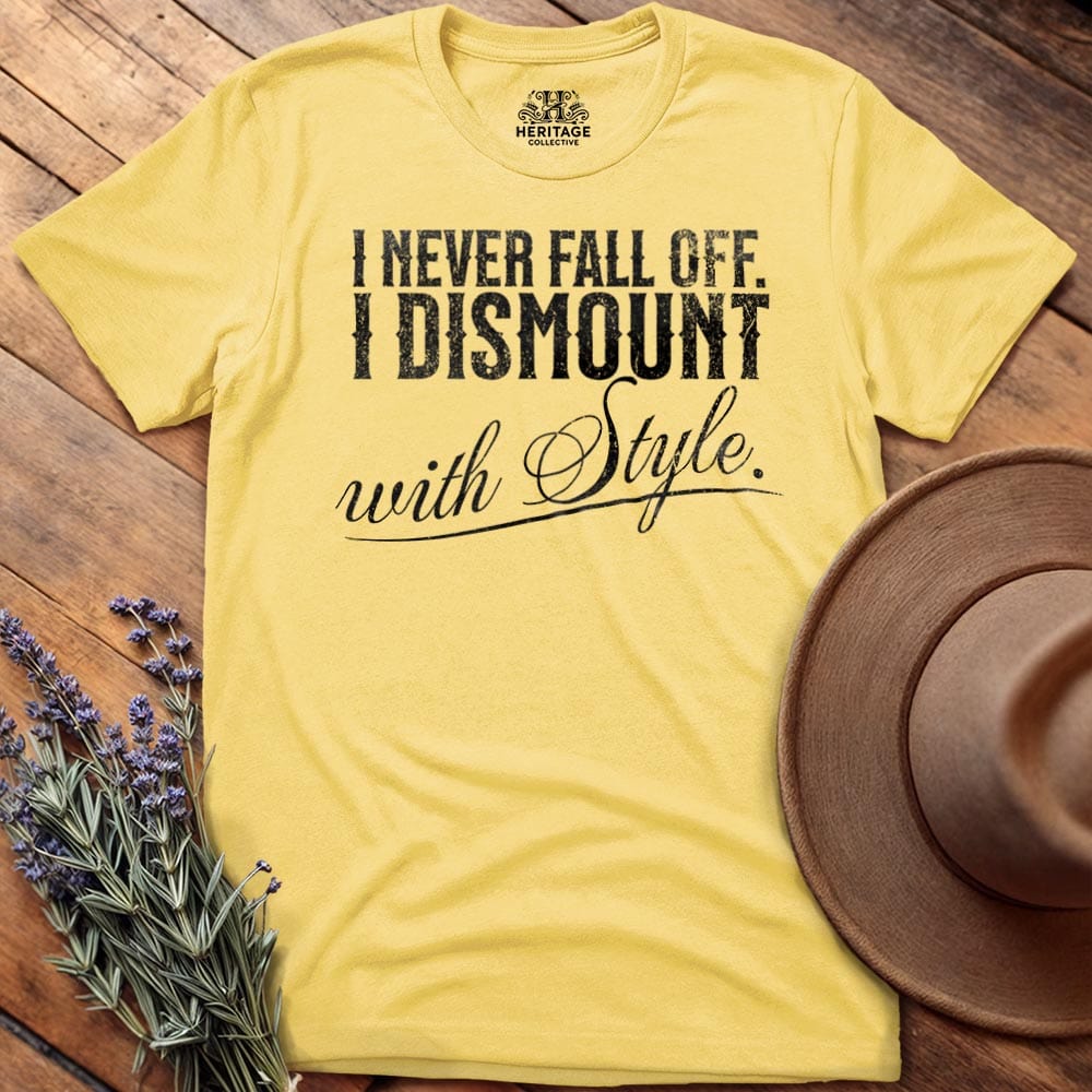 I dismount with Style