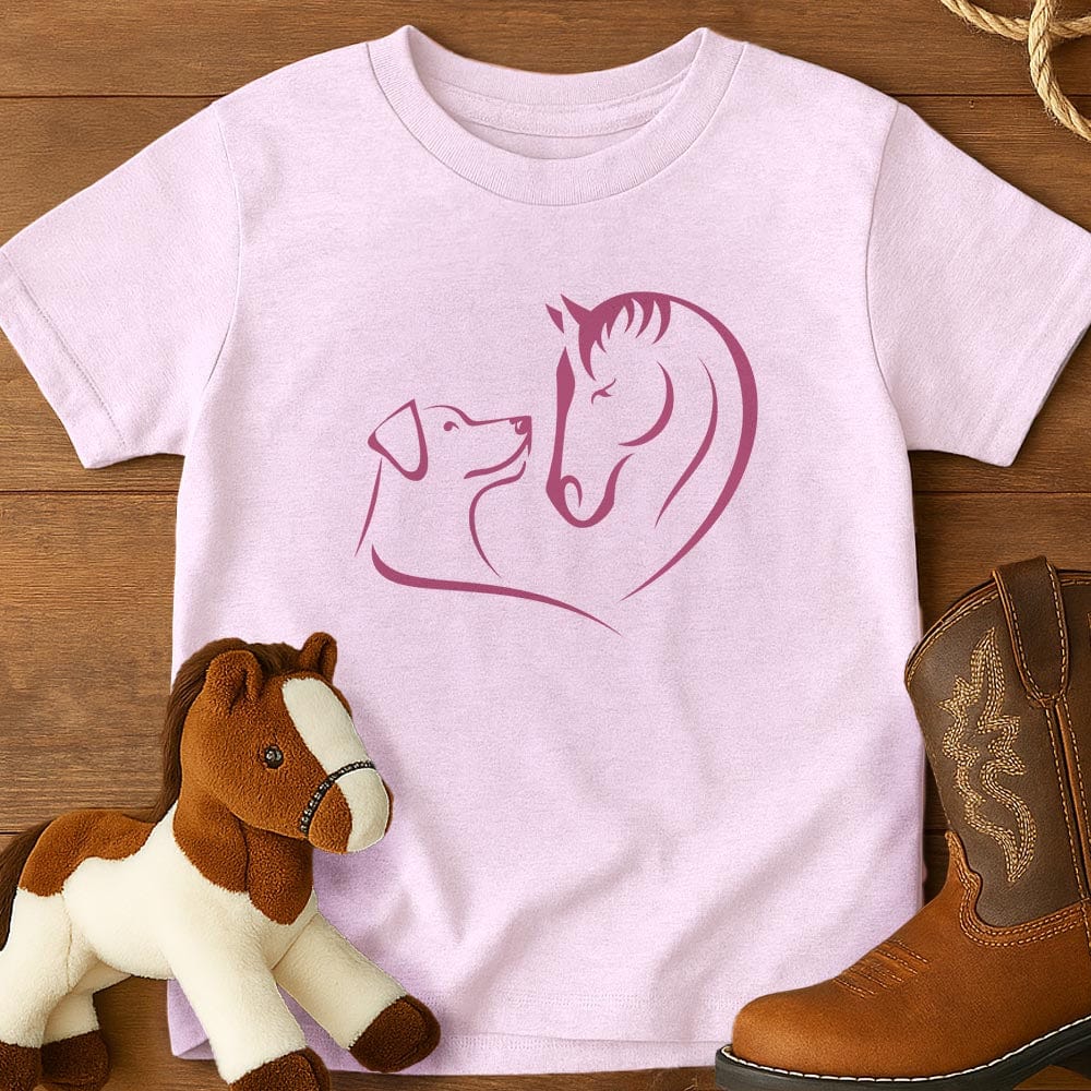 Horse & Dog Love - Youth Shirt