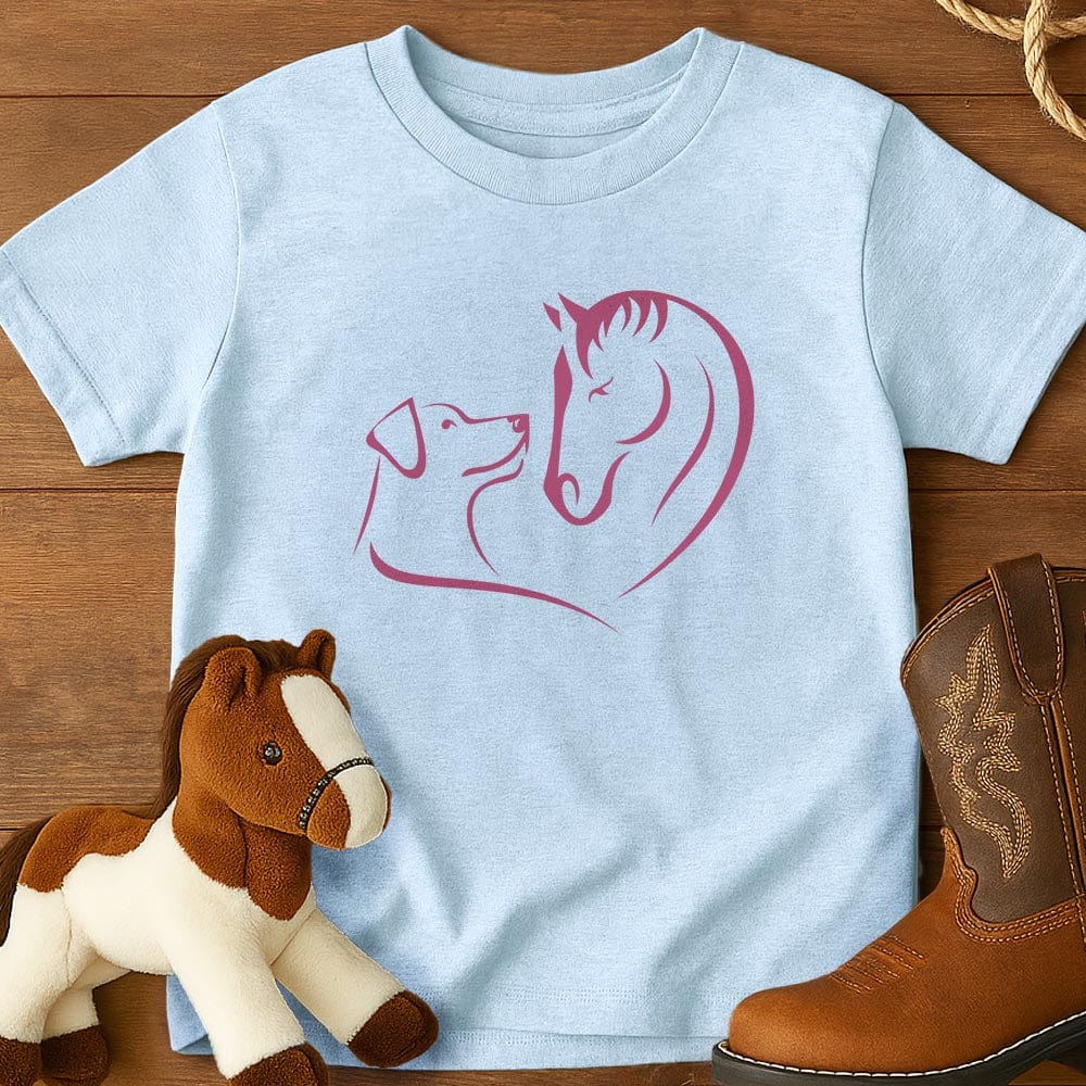 Horse & Dog Love - Youth Shirt