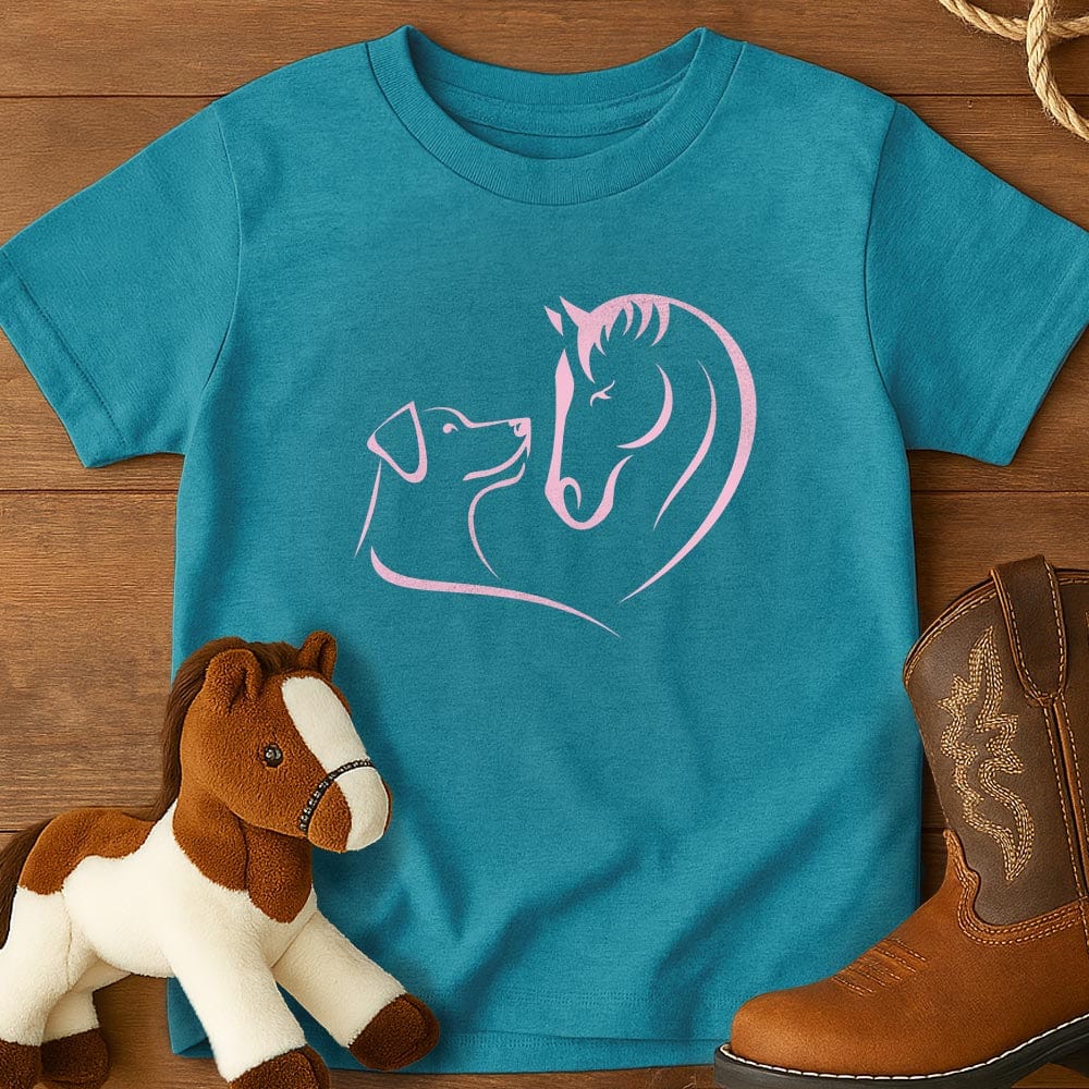 Horse & Dog Love - Youth Shirt
