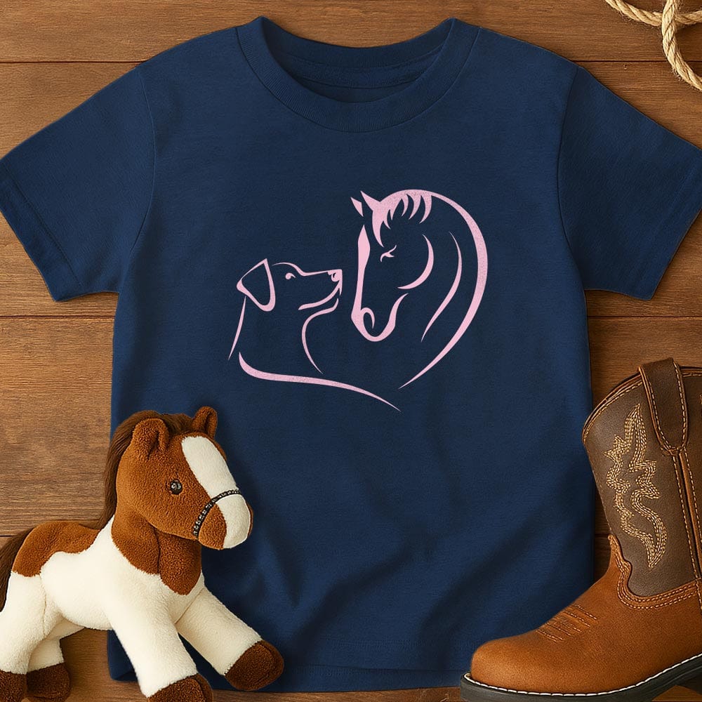 Horse & Dog Love - Youth Shirt