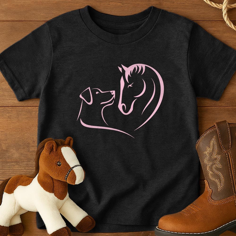 Horse & Dog Love - Youth Shirt