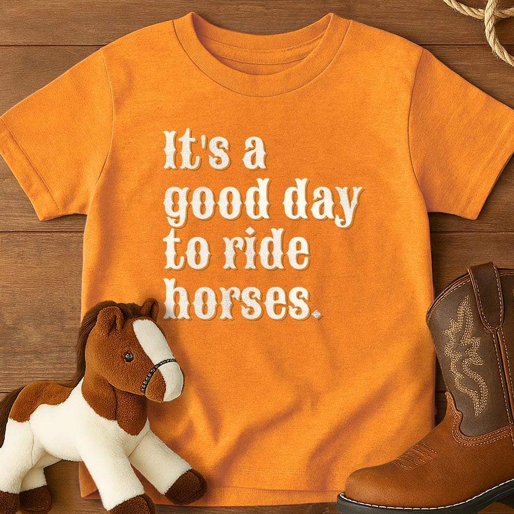 It is a good day to ride horses - Youth Shirt