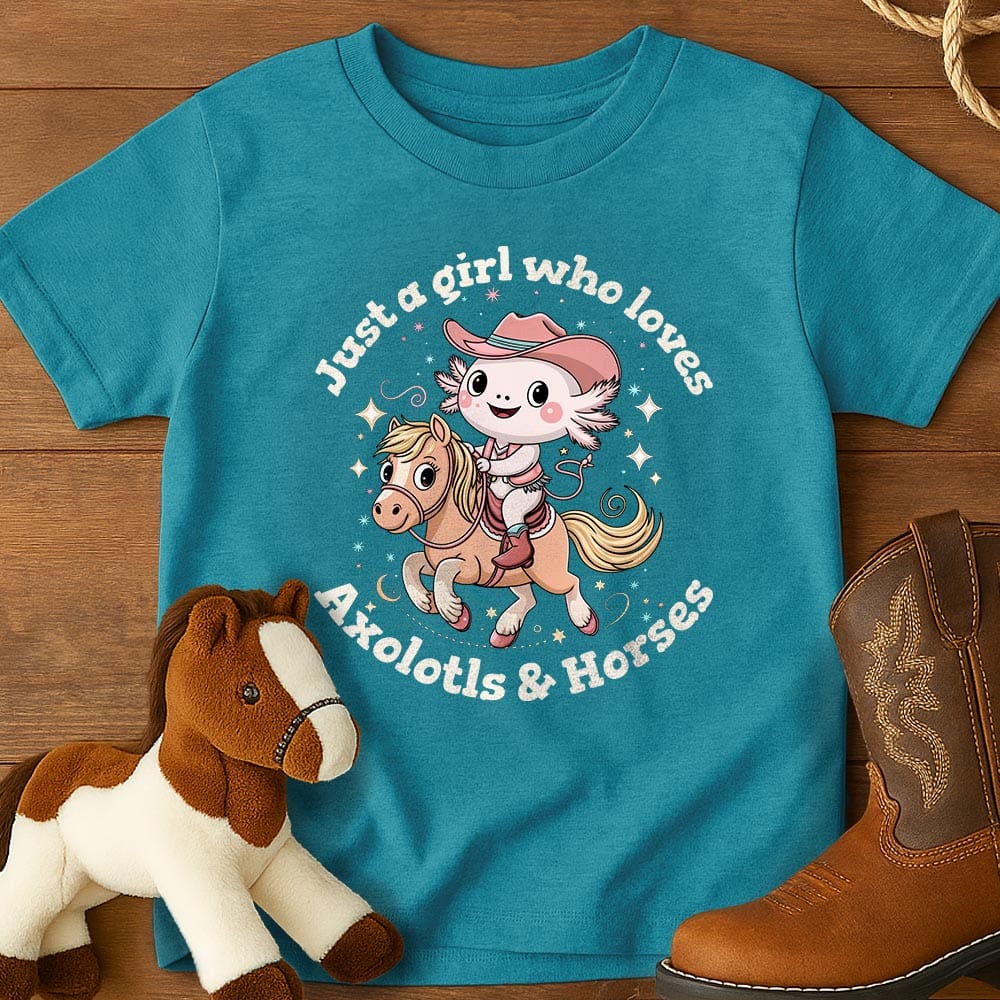 Axolotls & Horses - Youth Shirt