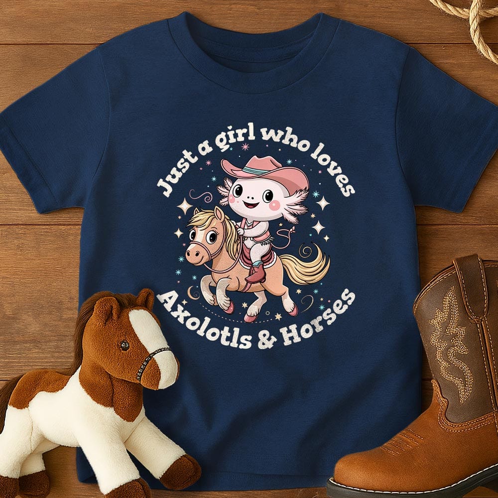 Axolotls & Horses - Youth Shirt