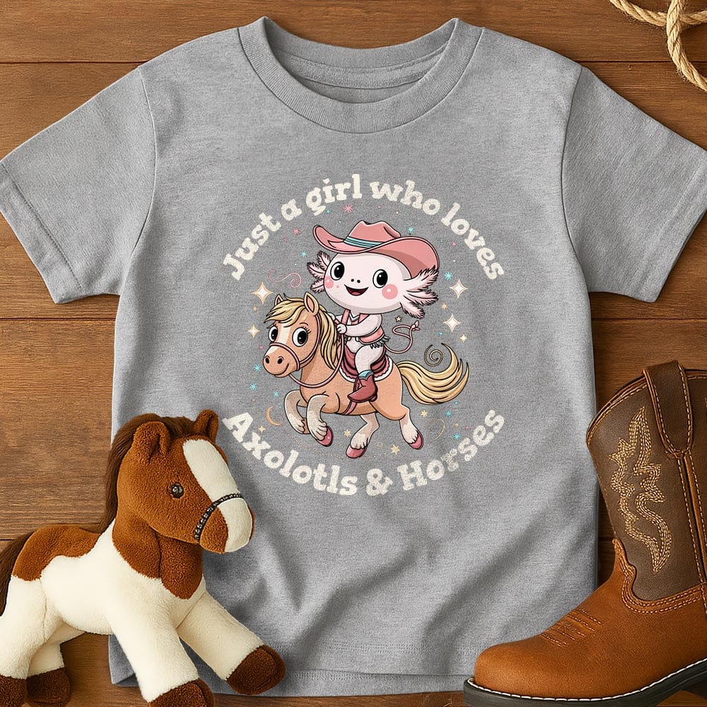 Axolotls & Horses - Youth Shirt