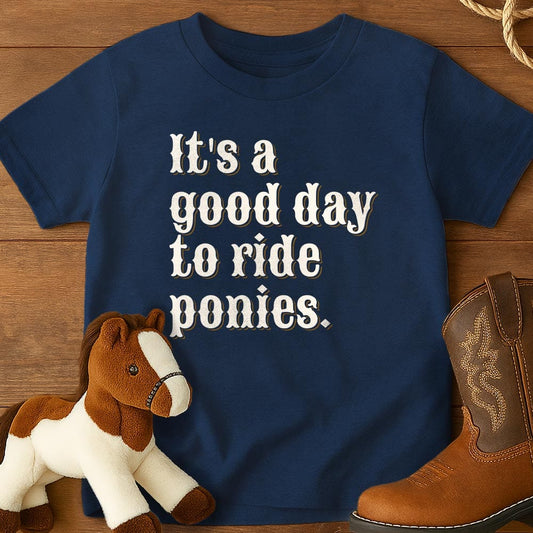 It is a good day to ride ponies - Youth Shirt
