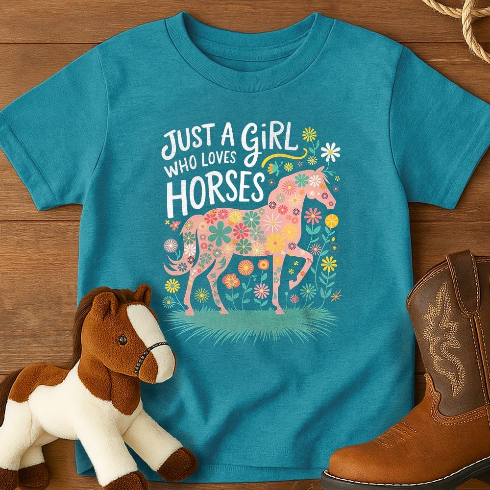 Just a Girl who loves Horses - Youth Shirt