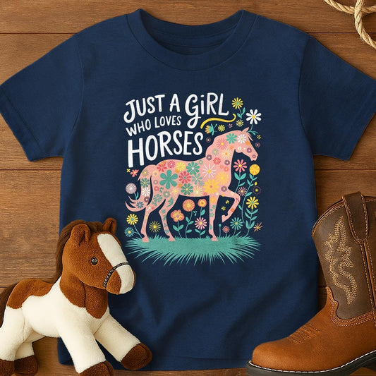 Just a Girl who loves Horses - Youth Shirt
