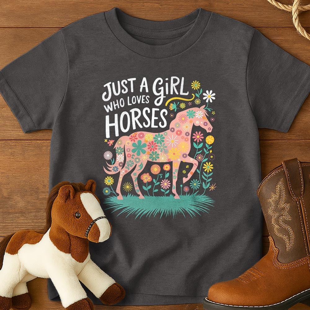 Just a Girl who loves Horses - Youth Shirt