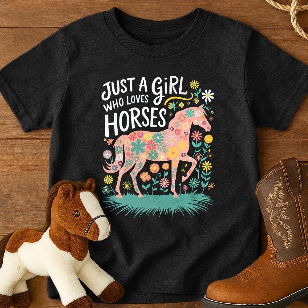 Just a Girl who loves Horses - Youth Shirt