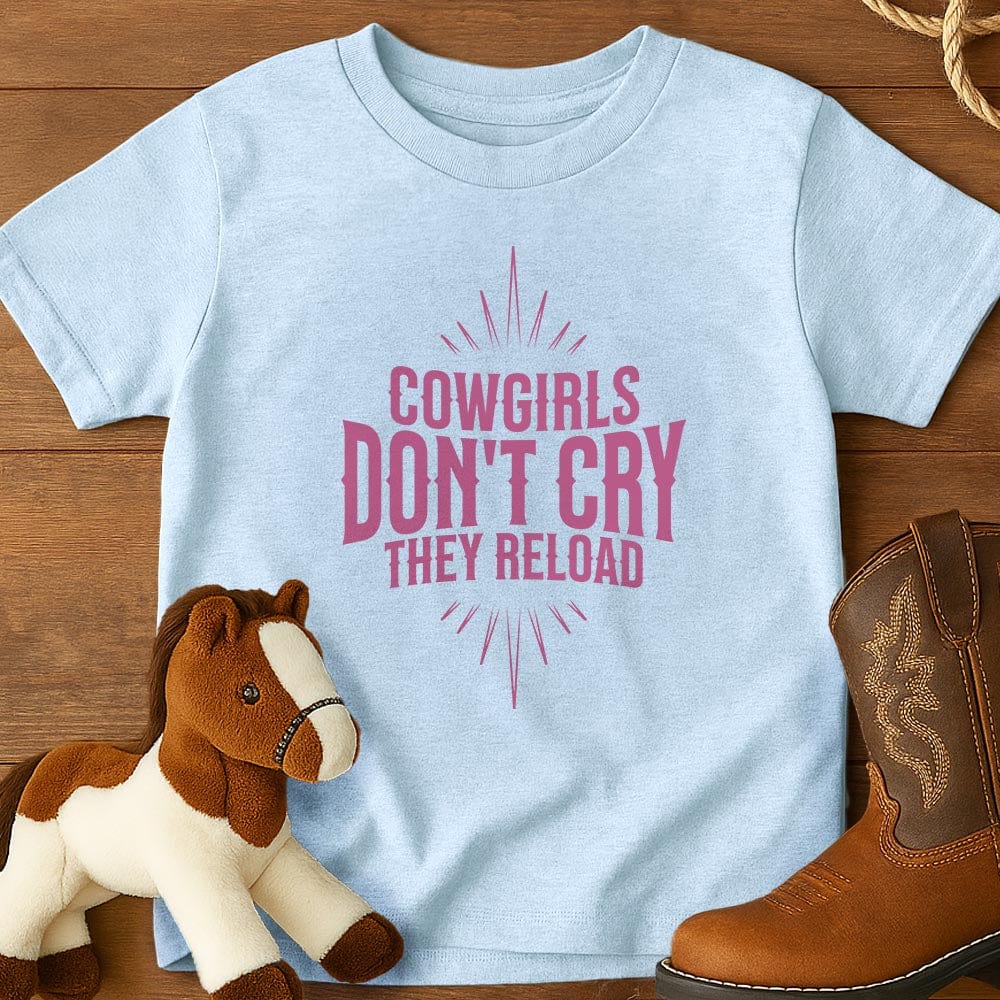 Cowgirls don't cry they reload - Youth Shirt