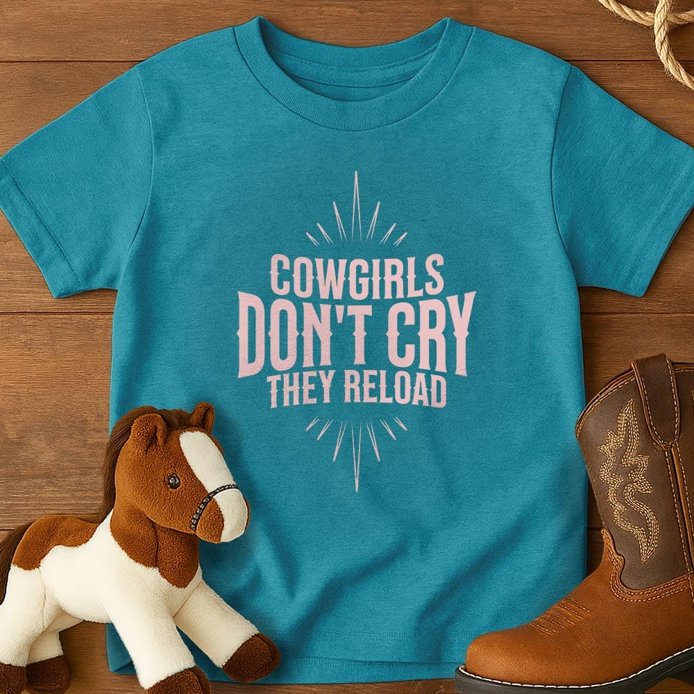Cowgirls don't cry they reload - Youth Shirt
